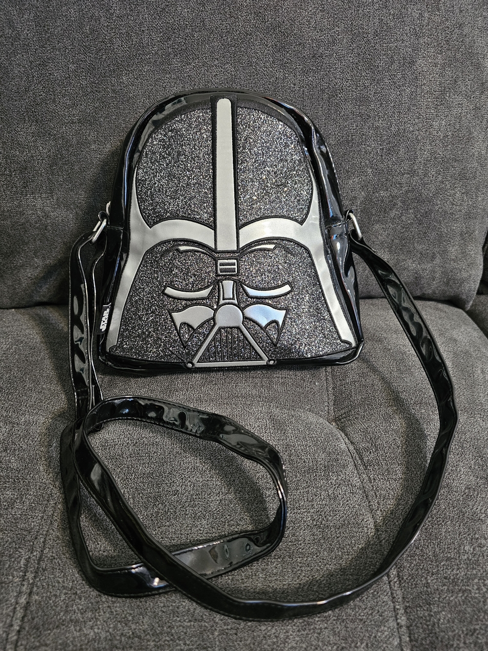 Disney Black Darth Vader Crossbody Bag